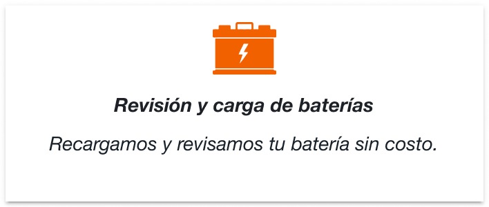 REVISIÓN Y CARGA DE BATERÍAS