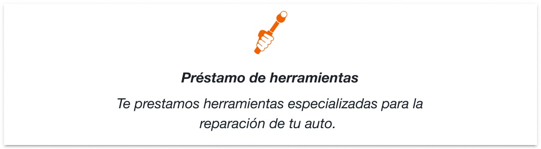 PRÉSTAMO DE HERRAMIENTAS