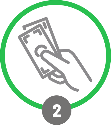 Step 2 Deja un Deposito